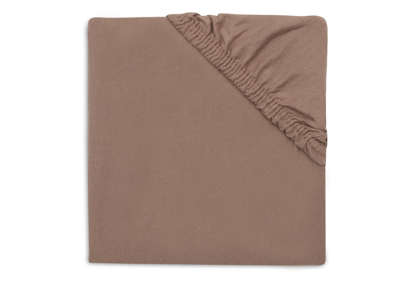 Jollein Jersey Fitted Sheet Milky Toffee
