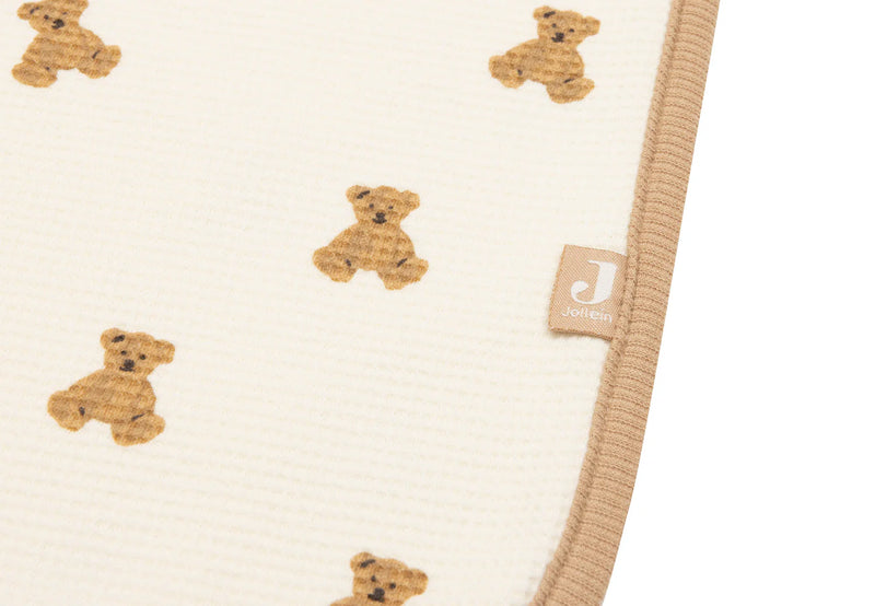 Blanket Little Waffle Mini Teddy Bear 100x75cm