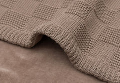 Blanket 75x100cm Box Knit Velvet