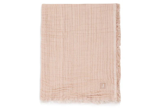 Blanket Muslin Fringe 120 x 120 cm