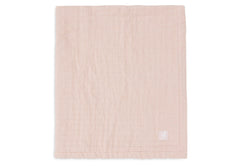 Jollein jacquard muslin blanket 75x100 in Wild Rose