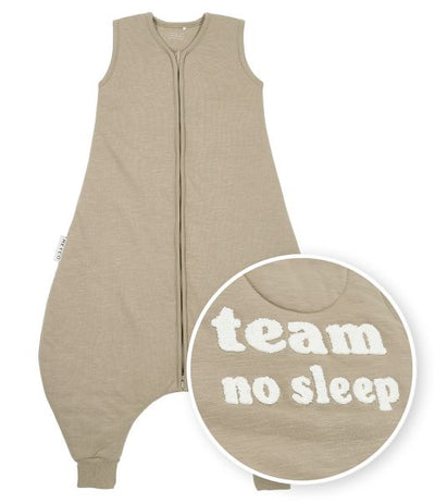 Winter Printed  Sleep Overall  'Team No Sleep' Taupe