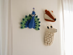 Zoo Felt Animal Head