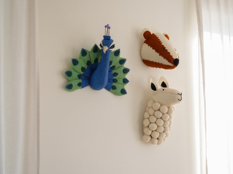 Zoo Felt Animal Head