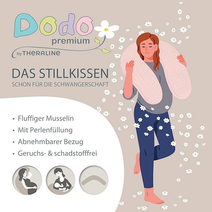 The Dodo Premium Muslin  Nursing Pillow