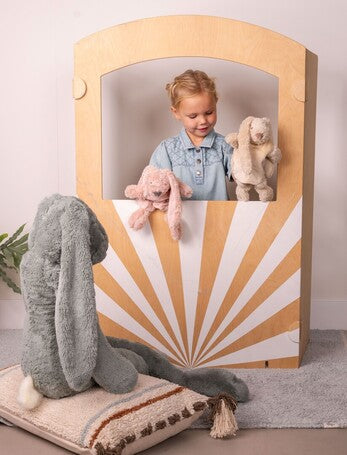 Beige Rabbit Richie Handpuppet