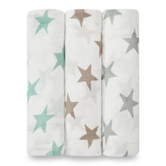 A&A Silky Soft Swaddle  3 pack