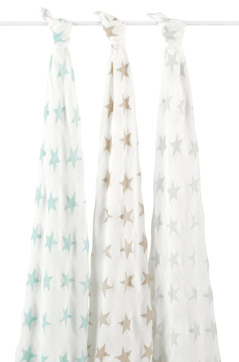 A&A Silky Soft Swaddle  3 pack