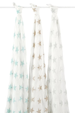 A&A Silky Soft Swaddle  3 pack