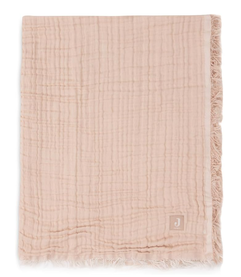 Blanket Muslin Fringe 120 x 120 cm