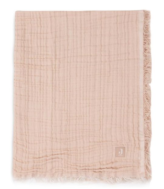 Blanket Muslin Fringe 120 x 120 cm