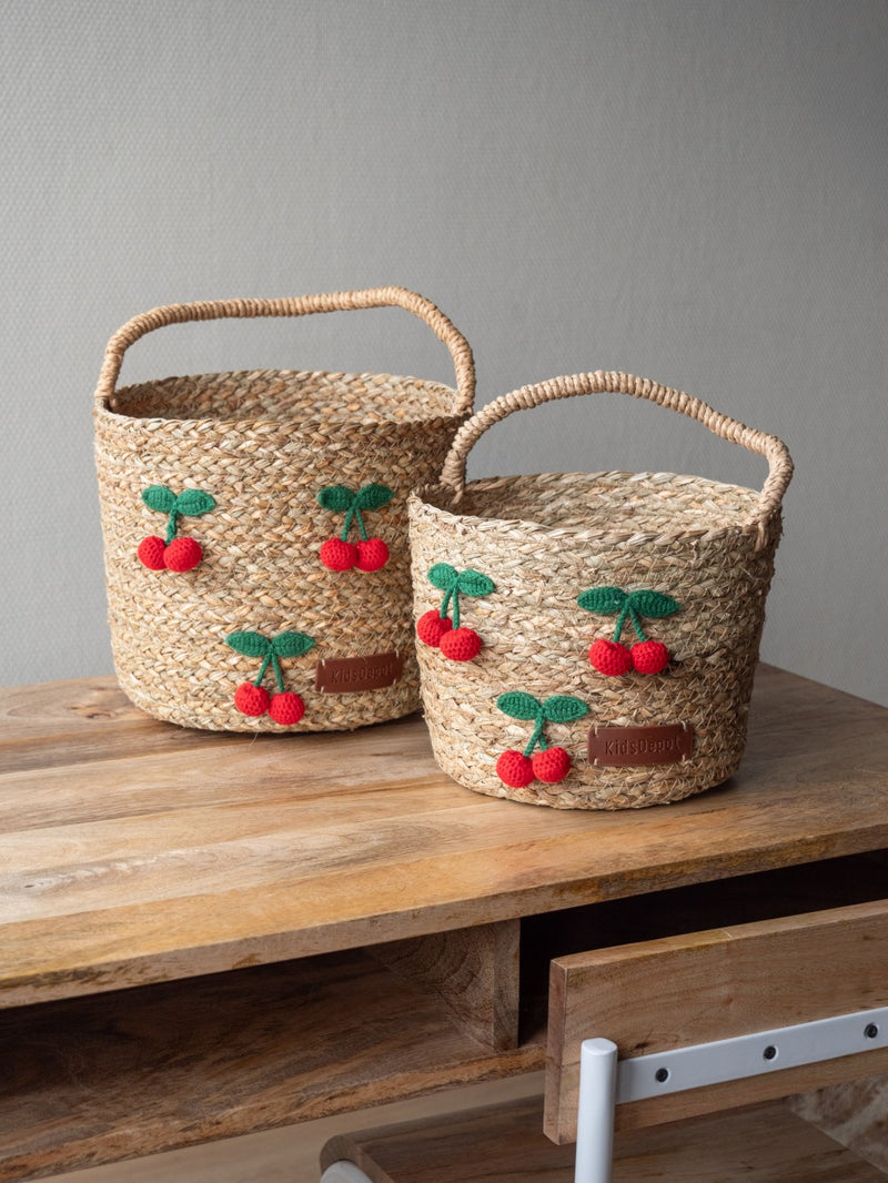 Basket Cherry Set Of 2