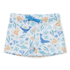 LD Swim Pants- Coral Sea