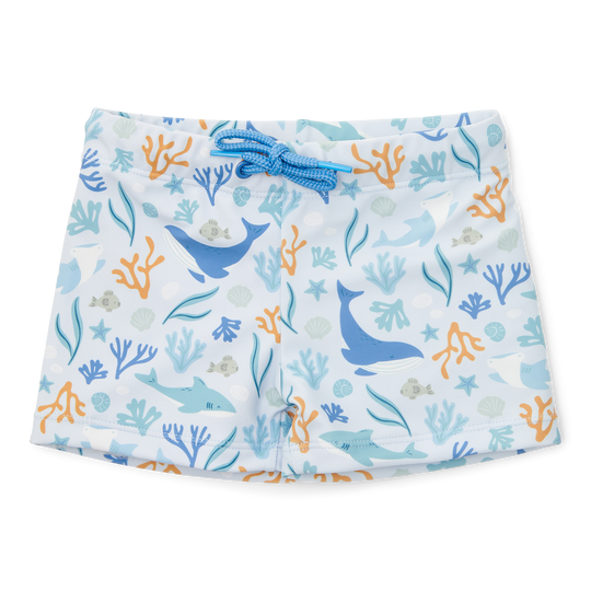 LD Swim Pants- Coral Sea