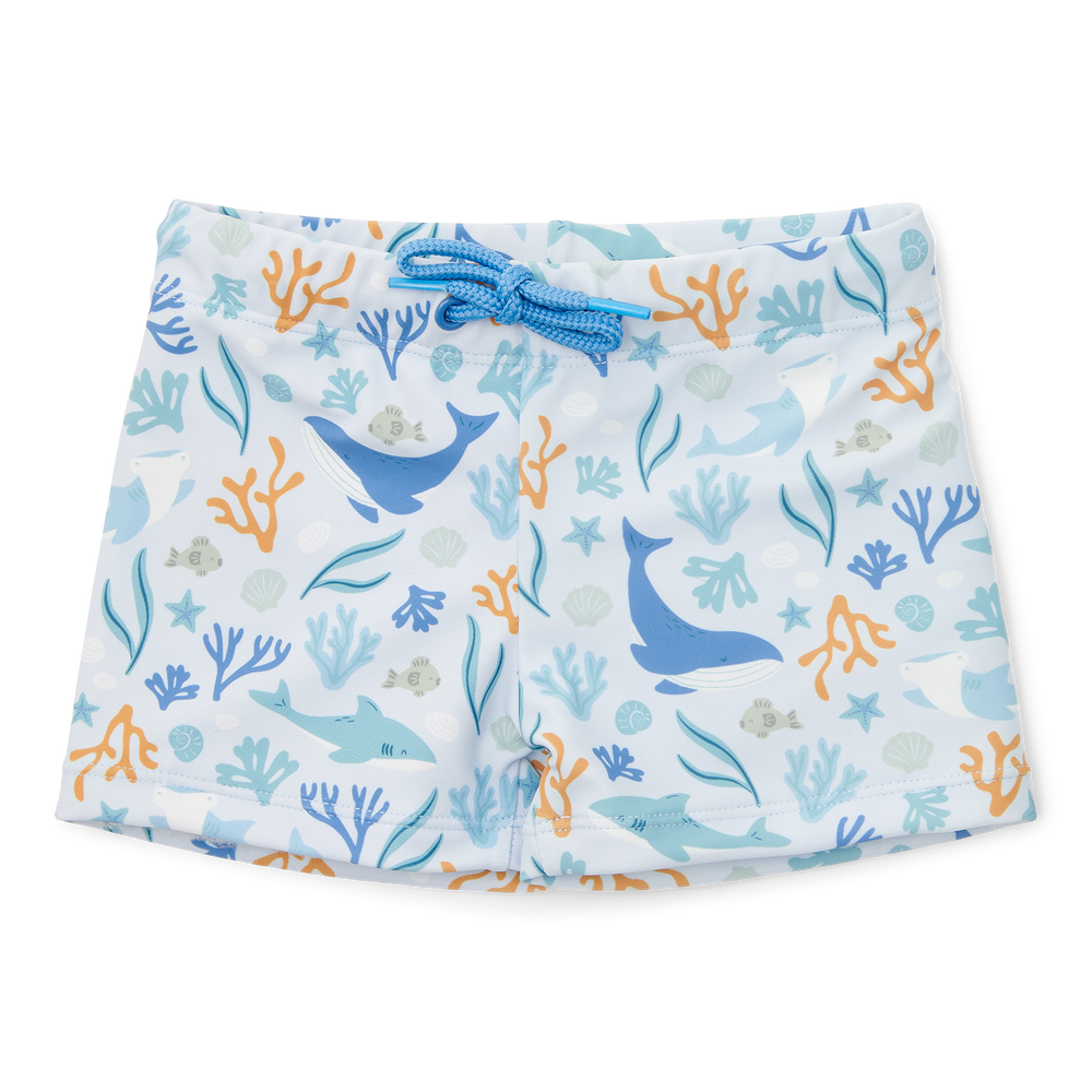 LD Swim Pants- Coral Sea