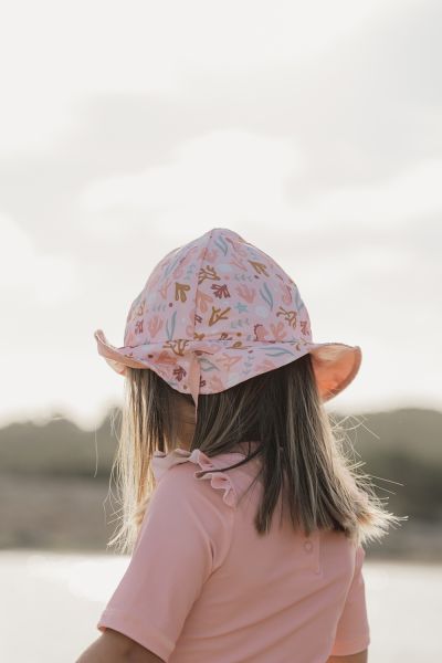 LD Reversible Hat Coral Sea/ Pink