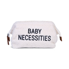 Childhome Baby Necessities Toiletry Bag Teddy off white