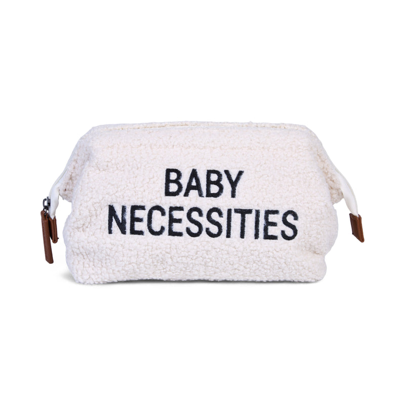 Childhome Baby Necessities Toiletry Bag Teddy off white