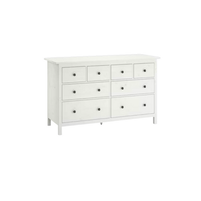 Hemnes Chest 8 drawers white