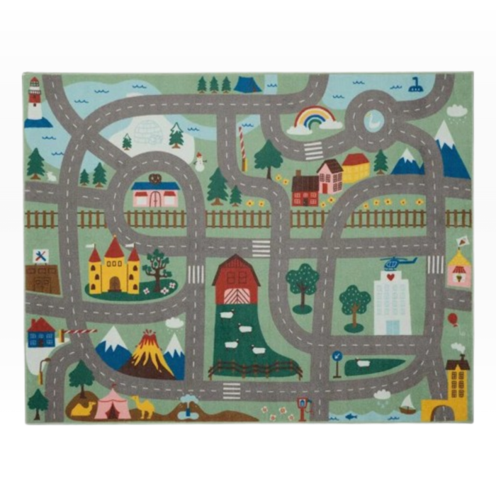 VALLABY Rug Green 100x133 cm