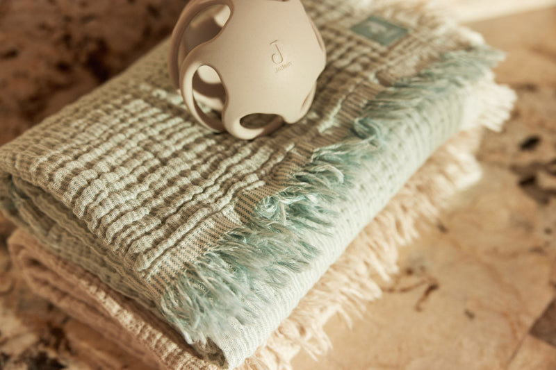Blanket Muslin Fringe 75 x 100 cm