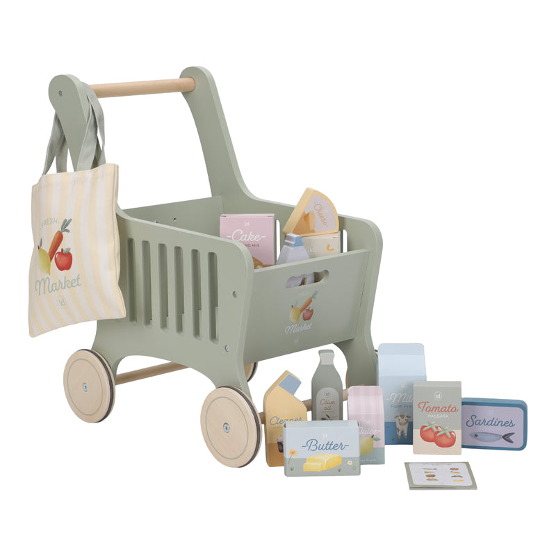 LD Wooden Shopping Cart FSC