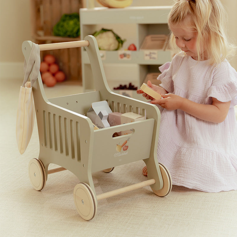 LD Wooden Shopping Cart FSC
