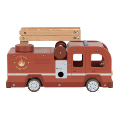 LD Wooden Fire Truck Set 15pc FSC