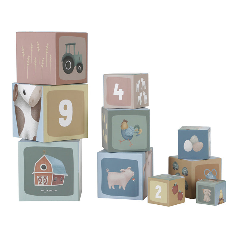 LD Building Blocks Cardboard Little Farm