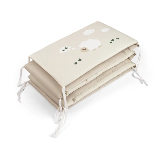 Padded Bed Bumper Tiny Farm Sand