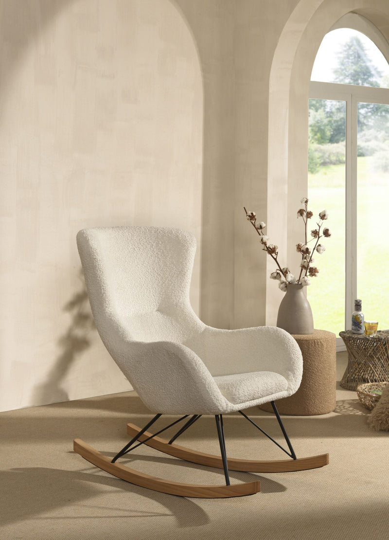Rocking Chair Rocky Boucle