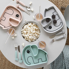 Silicone Stick & Stay Plate Elphee