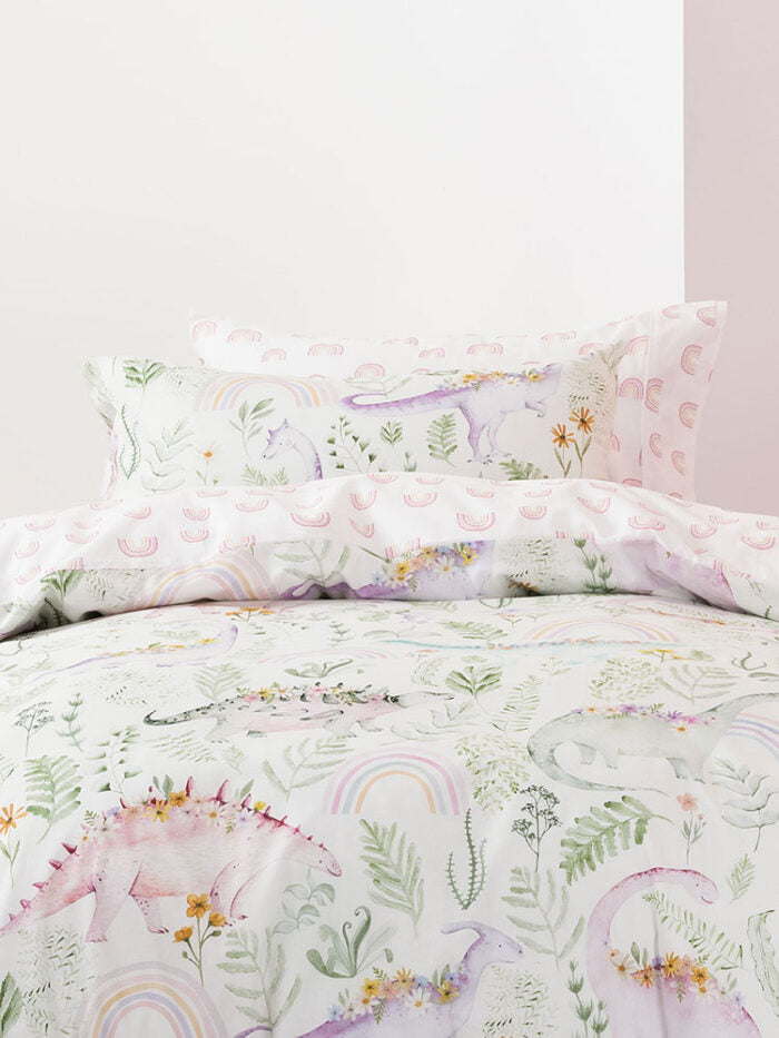Duvet Cover Set Dino Garden