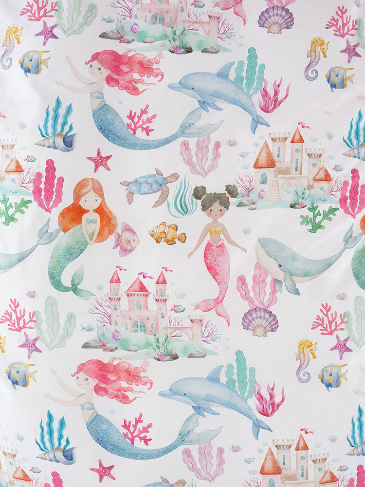 Mermaid Splash duvet cover set