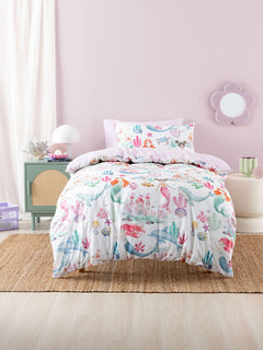 Mermaid Splash duvet cover set
