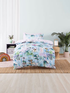 Duvet Cover Set Palm Paradise