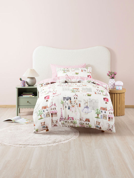 Duvet Cover Set Paris Tails