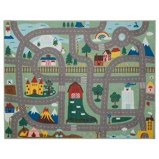 VALLABY Rug Green 100x133 cm