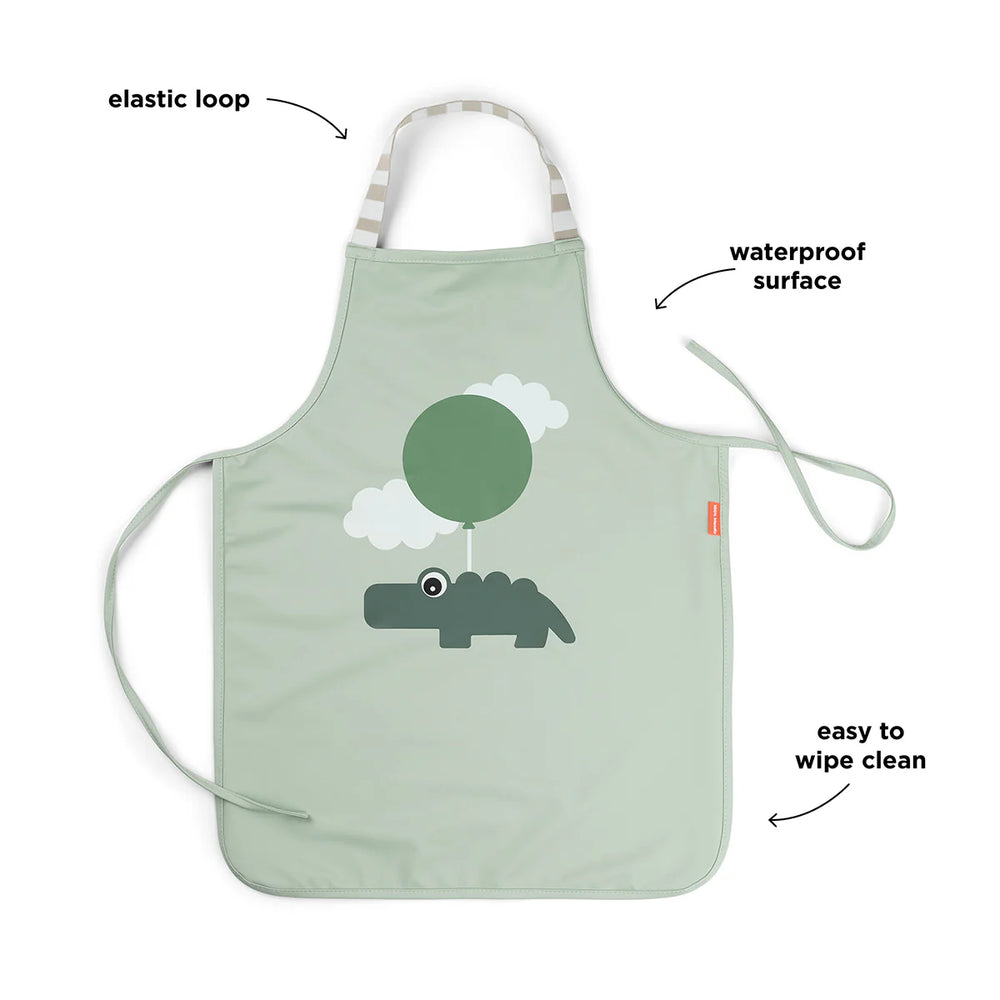 Waterproof Kids Apron Clouds