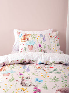 Woodland Whiskers duvet cover set