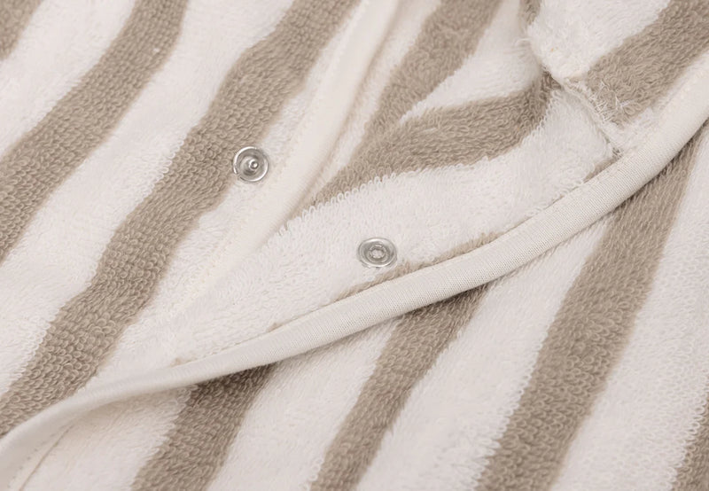 Bathrobe Terry Stripe 1-2 Years