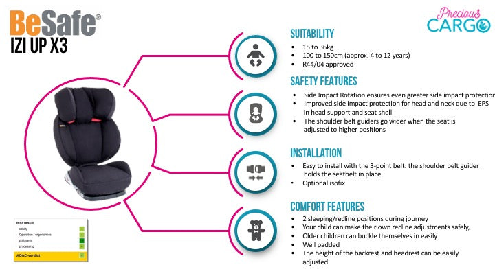 Besafe Izi Up X3 Isofix - Choose your colour