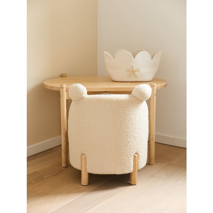 Kids Chair Teddy Off White