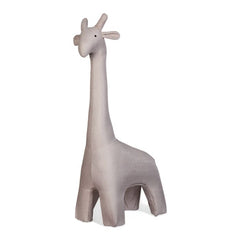 Standing Giraffe Linen Beige