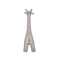 Standing Giraffe Linen Beige