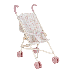 LD Metal Doll Buggy Soft Flowers