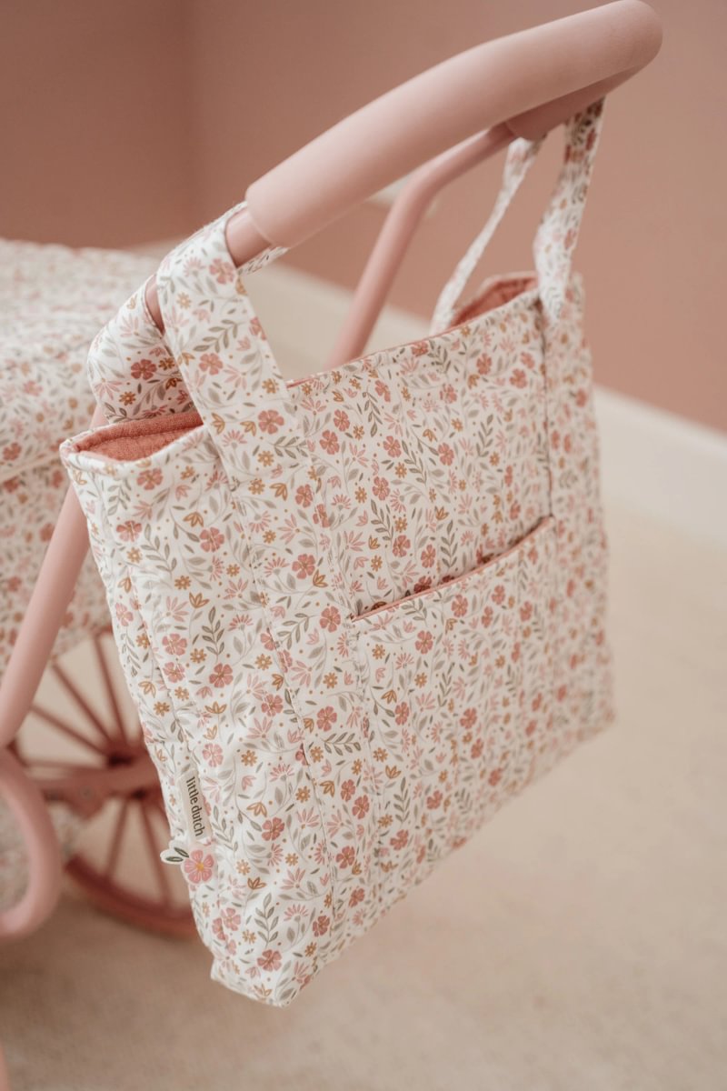 LD Doll Diaper Bag Soft Flowers