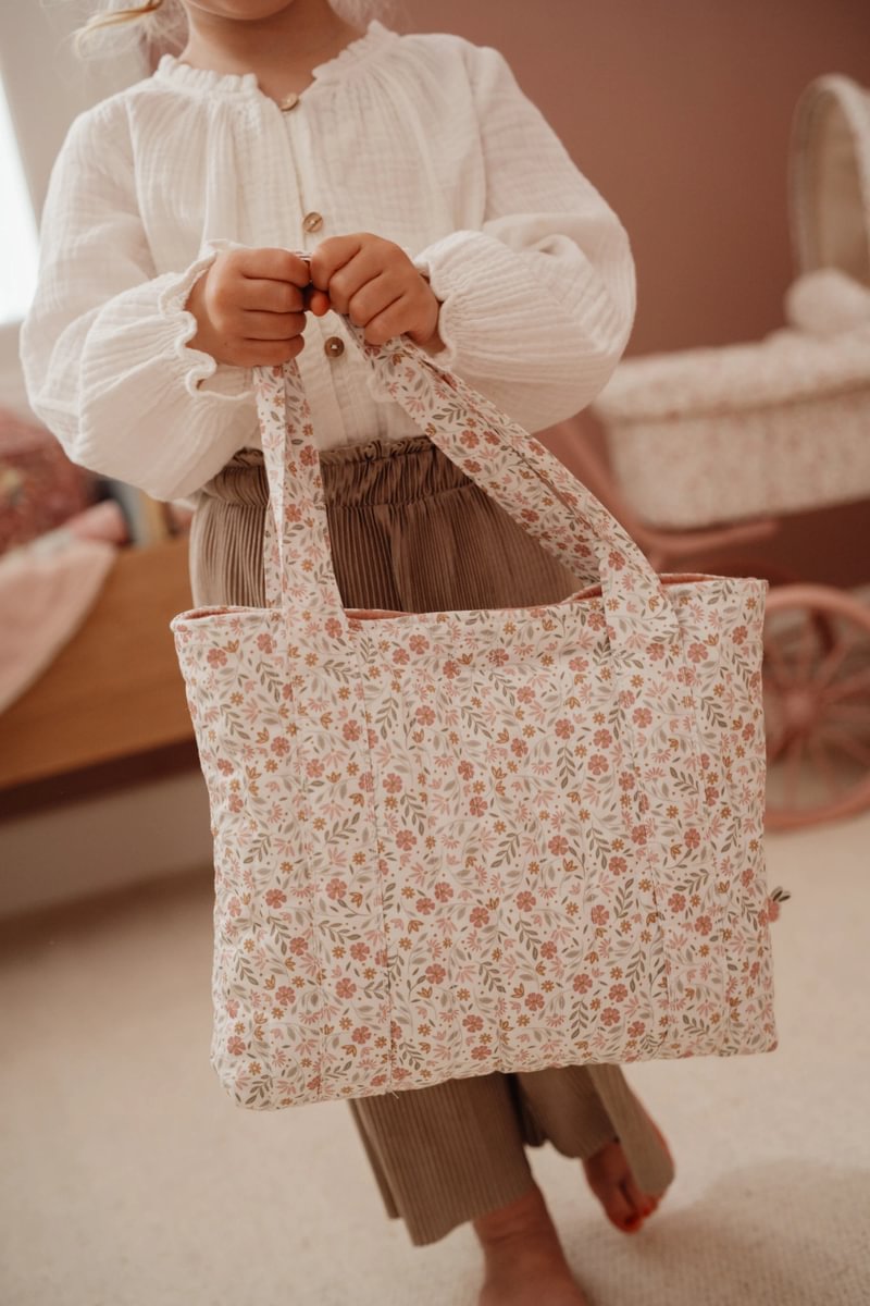 LD Doll Diaper Bag Soft Flowers