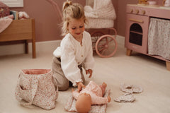 LD Doll Diaper Bag Soft Flowers