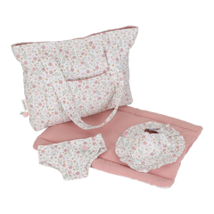 LD Doll Diaper Bag Soft Flowers